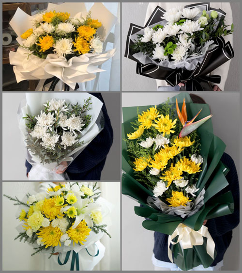 广东潮州市饶平县东山镇白事花束代送